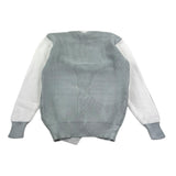 Nupkeet Cardigan Tinta Unita Con Bottoni Grigio Per Bambino