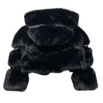 MARC ELLIS pelliccia tinta unita con cappuccio Nero per Bambina JMJJK00335 NERO MARC ELLIS 