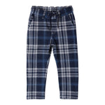 MINI BANDA pantalone con elastico in vita fantasia scozzese Blu per Bambino 0A162X BLU MINI BANDA 