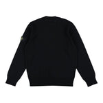 STONE ISLAND maglia girocollo tinta unita con stampa Blu per Bambino 8116509C4 BLU STONE ISLAND 