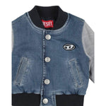Diesel Giubbino Tinta Unita In Denim per Neonato K00479 BLU DIESEL 
