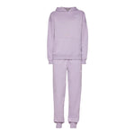 PUMA completo 2 pezzi felpa-pantalone tinta unita Lilla per Bambina 683320 LILLA PUMA 