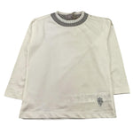 ELEVENTY shirt tinta unita girocollo in contrasto Bianco per Neonato ET8P10 BIANCO ELEVENTY 