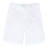 Dolce & Gabbana Bermuda Tinta Unita con Girovita Regolabile per Bambino L43Q25X BIANCO DOLCE & GABBANA 