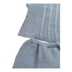 Juliana Completo 2 Pezzi T-Shirt-Culotte Tinta Unita per Neonato 25074 AZZURRO POLVERE JULIANA 