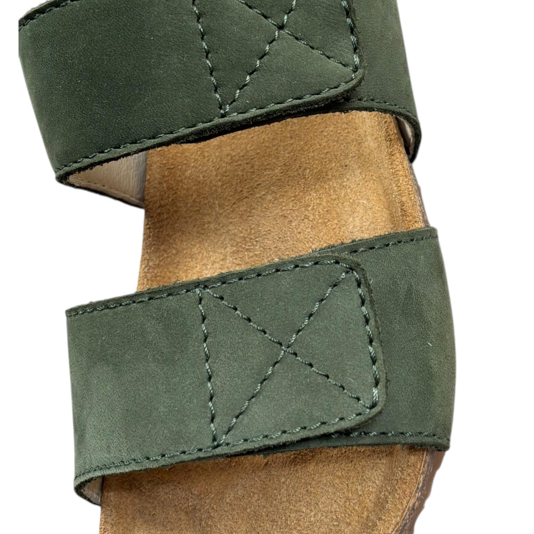 Il Gufo Sandalo Tinta Unita con Strappi per Bambino G587 VERDE IL GUFO 