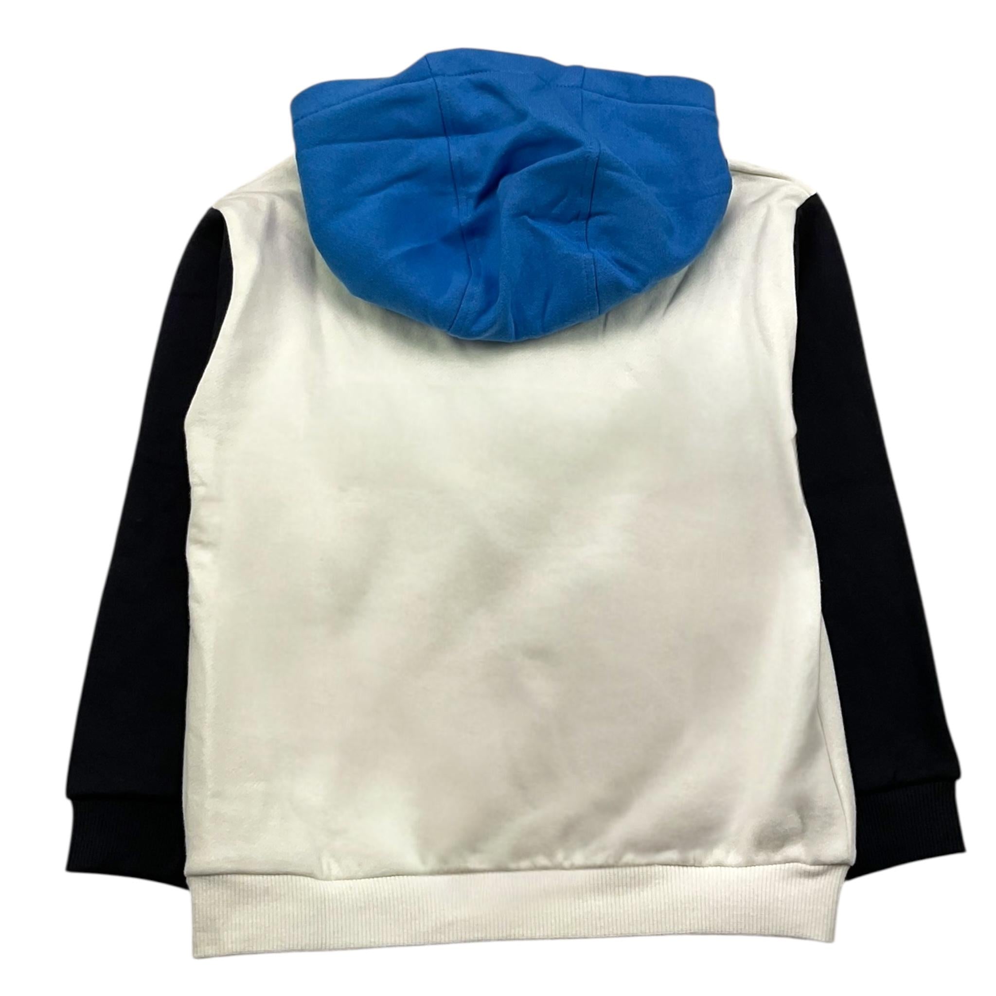 MAYORAL felpa chiusa con cappuccio tricolore Bianco per Bambino 4457 BIANCO MAYORAL 