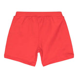 Moschino Bermuda tinta unita con Logo Rosso per Neonato MNQ00N ROSSO MOSCHINO 