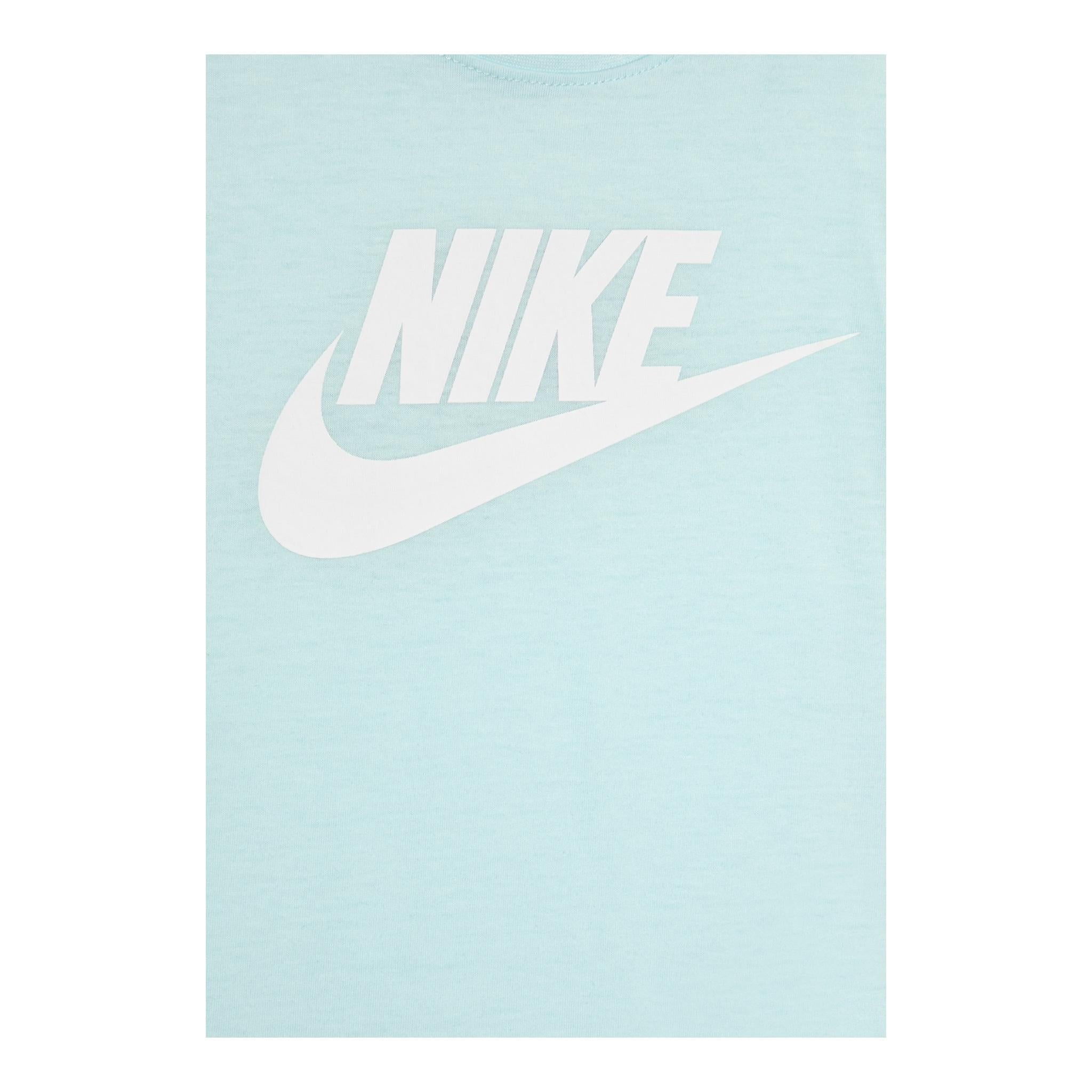 Nike Completo 2 Pezzi T-Shirt-Bermuda Tinta Unita per Bambino 86L596X AZZURRO NIKE 
