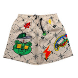 Sprayground Costume Modello Bermuda Tinta Unita con Stampa per Bambino SPY1308SAND BEIGE SPRAYGROUND 