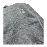 SAINT BARTH felpla tinta unita con cappuccio e applicazioni Grigio per Bambina MIND004 GRIGIO SAINT BARTH 