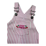 Saint Barth Salopette Fantasia A Irghe per Bambina TECLA BIANCO/ROSA SAINT BARTH 