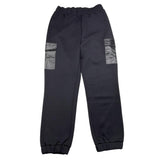 NAME.IT pantalone tuta tinta unita cn tasconi Nero per Bambino 13220202 NERO NAME.IT 