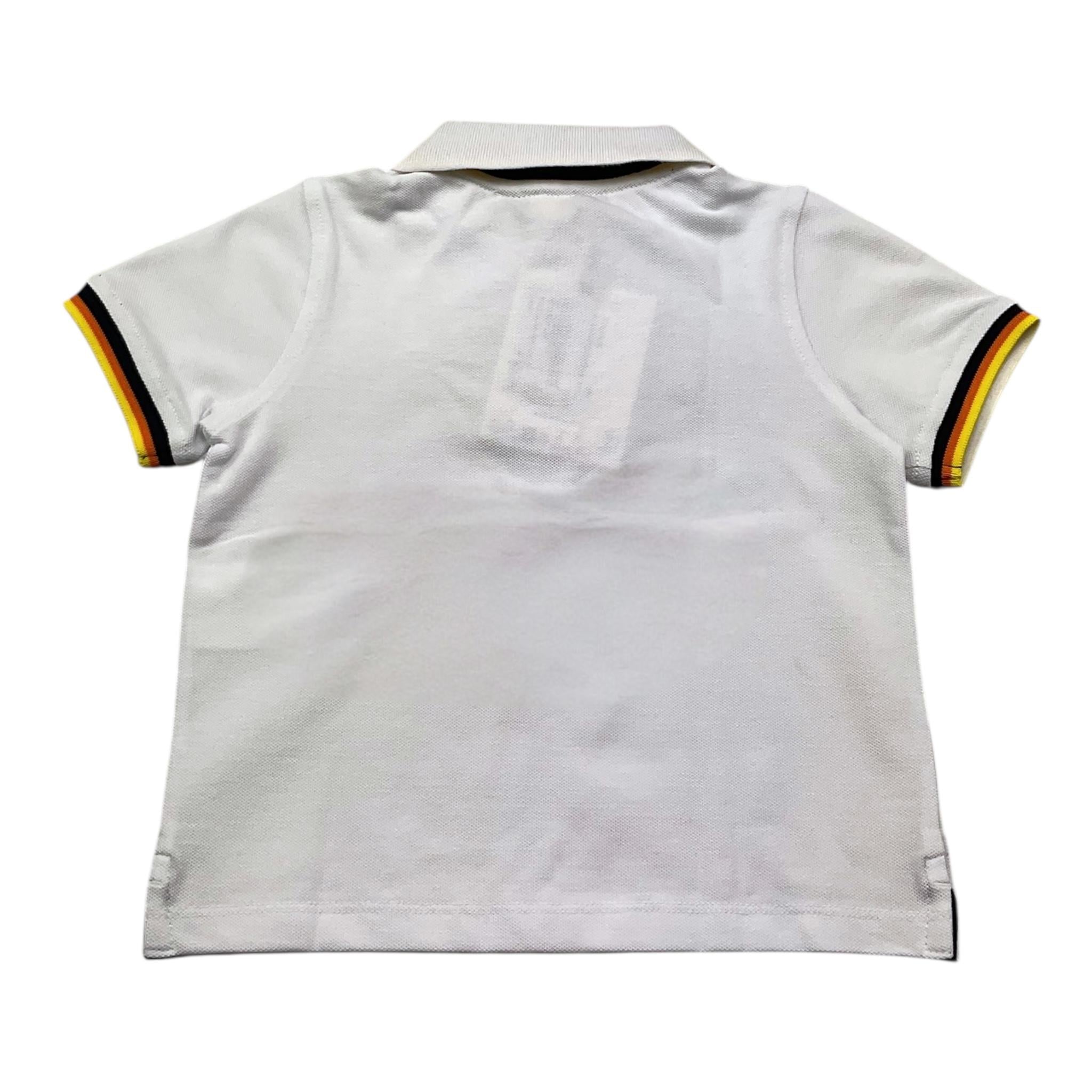 K-Way Polo Mezza Manica Tinta Unita per Neonato K71374W BIANCO K-WAY 