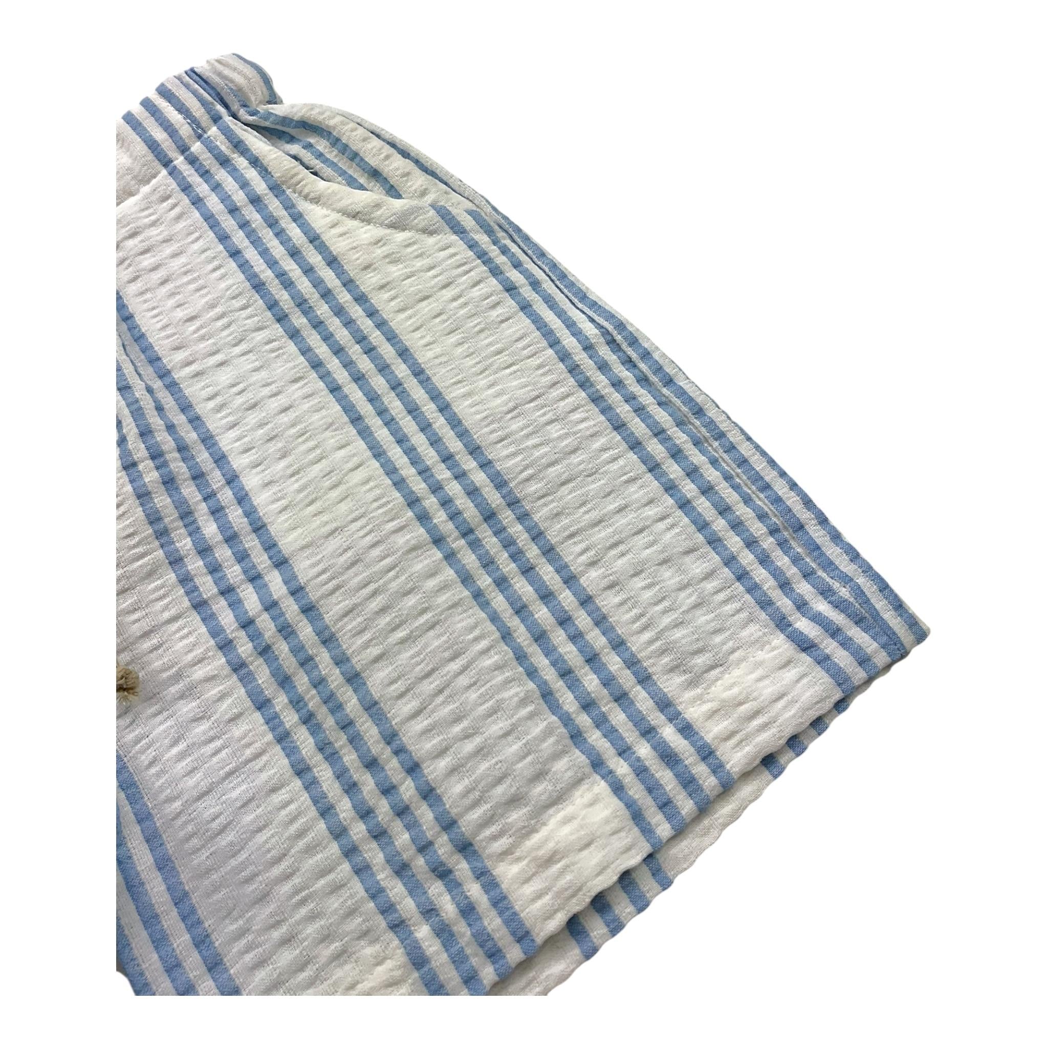 Babe & Tess Bermuda Tinta Unita con Fantasia A Righe per Bambino 24518022 BIANCO BABE & TESS 