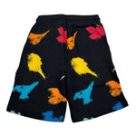 Diadora Bermuda Felpa tinta unita con Stampe Nero per Bambino 033179 NERO DIADORA 