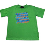 John Richmond T-Shirt Girocollo Tinta Unita con Logo per Bambino RBP26056TS VERDE JOHN RICHMOND 