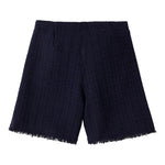 Il Gufo Short Tinta Unita con Girovita Regolabile per Bambina P25PB191C5052 BLU IL GUFO 