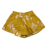 Zhoe & Tobiah Short Tinta Unita Con Fantasia Giallo Per Neonata