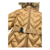 LIU JO giubbino tinta unita cn cappuccio e cinturino Oro per Bambina KF4002 ORO LIU JO 