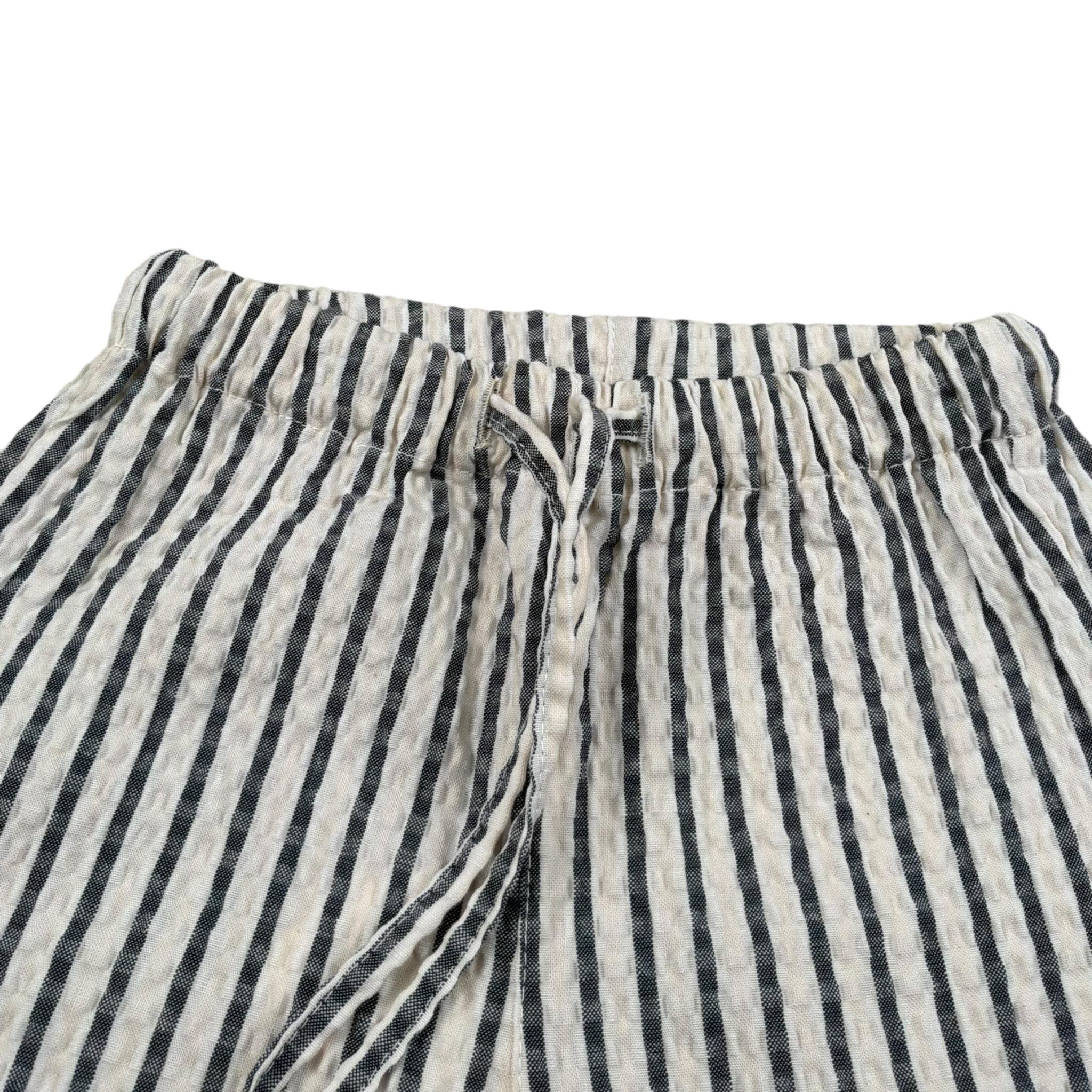 Malvi & Co Pantalone Fantasia A Righe per Neonato 34508 BLU MALVI & CO 