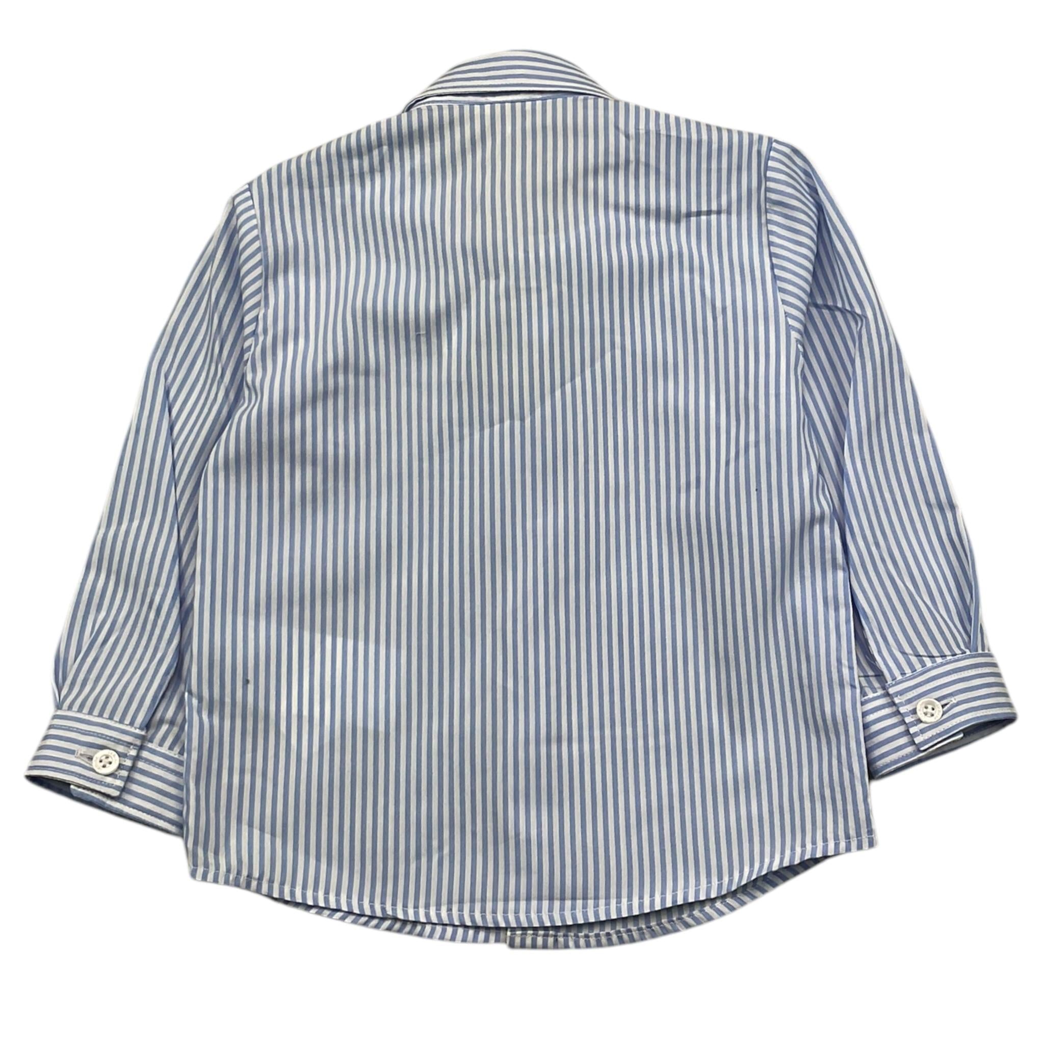 LE BEBE' camicia manica lunga fantasia a righe Bianco/azzurro per Neonato LBB5236 BIANCO/AZZURRO LE BEBE' 