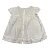 Zhoe & Tobiah Camicia Mezza Manica Tinta Unita per Bambina RTT11B BIANCO ZHOE & TOBIAH 