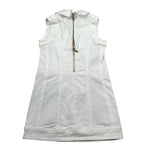 Balmain Abito Giromanica Tinta Unita con Applicazioni per Bambina BS1C12 BIANCO BALMAIN 