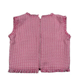 Janice Top Giromanica tinta unita Rosa per Bambina JN670R ROSA JANICE 