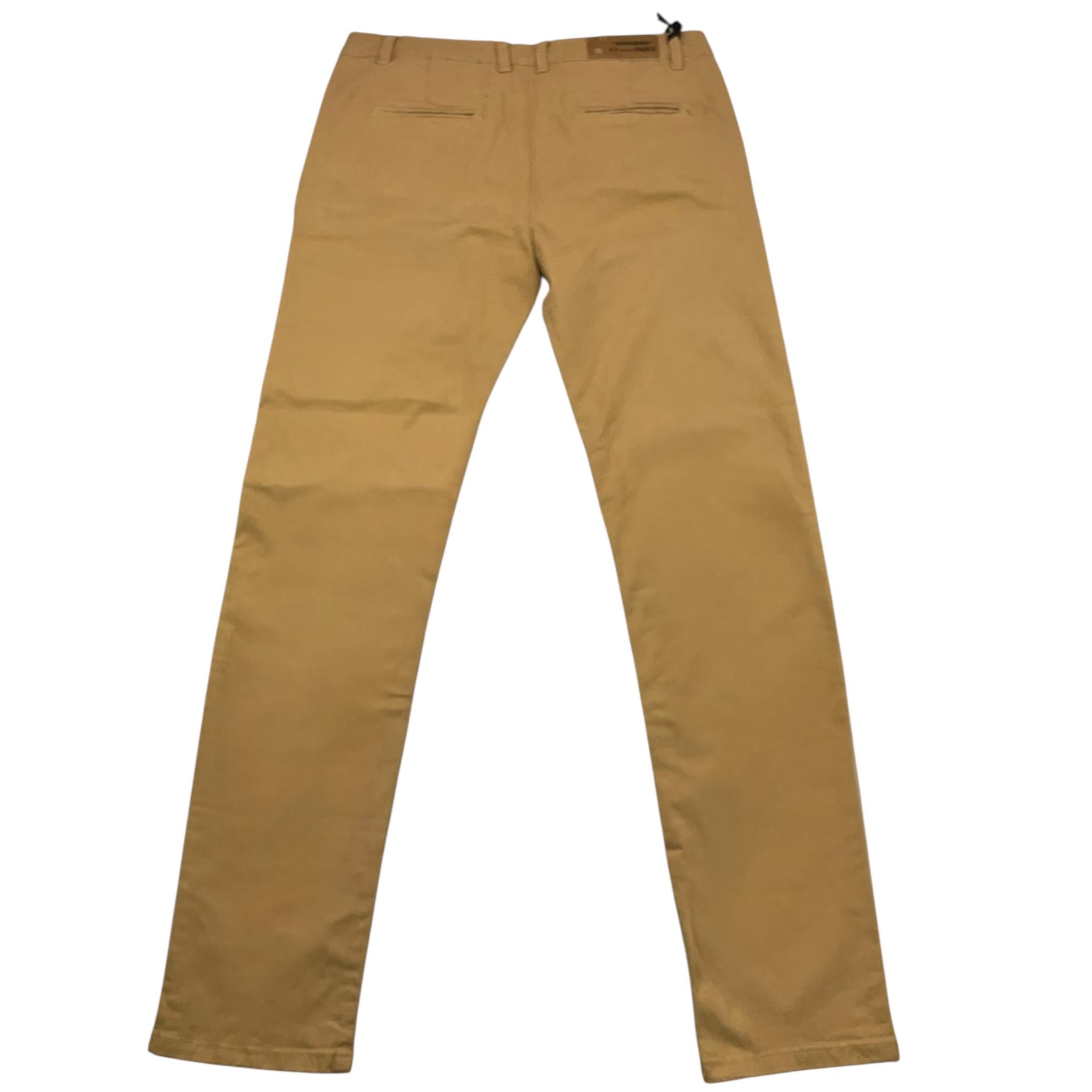 DANIELE ALESSANDRINI pantalone tinta unita con tasche americane Cammello per Bambino 1231P00017X CAMMELLO DANIELE ALESSANDRINI 