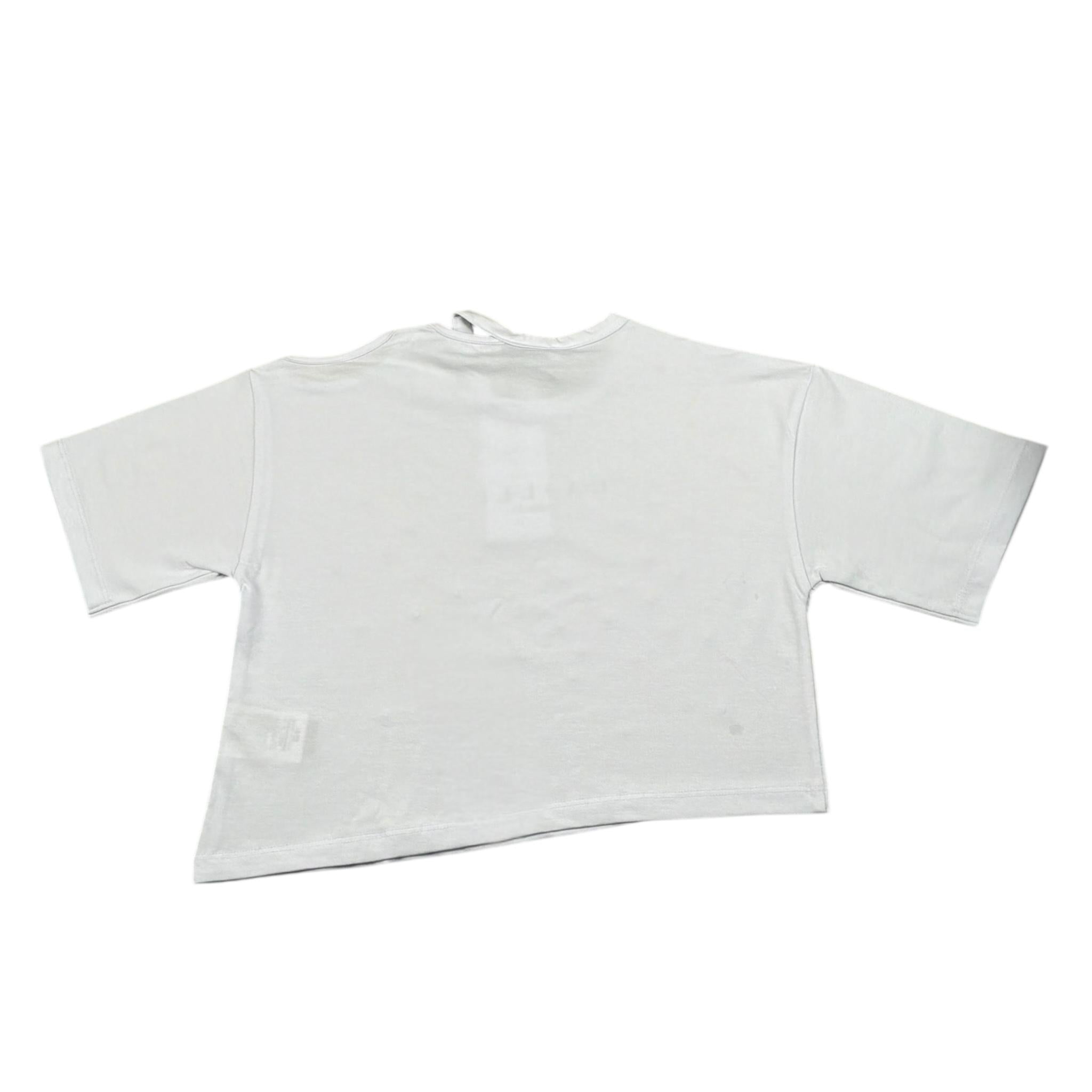 Gaelle T-Shirt Tinta Unita con Brillantini per Bambina 2746MY00410X BIANCO GAELLE 