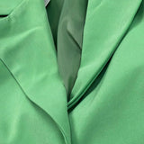 Illiana Giacca Tinta Unita Modello Crop per Bambina 534 VERDE ILLIANA 