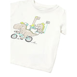 Mayoral T-Shirt Girocllo Tinta Unita con Stampa per Neonato 1062X BIANCO MAYORAL 