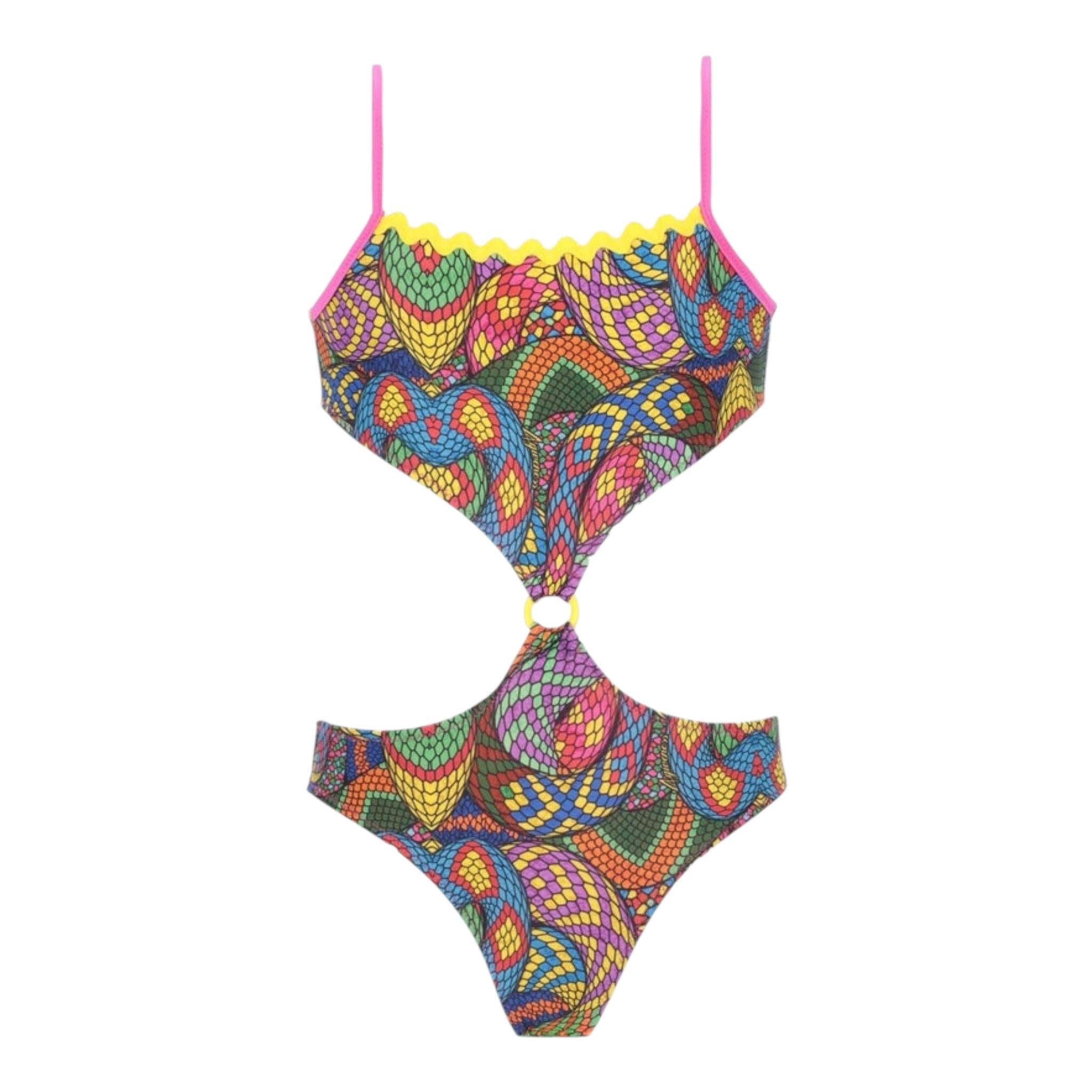 4Giveness Costume Intero Multicolor per Bambina 125GBWIN5105 MULTICOLOR 4GIVENESS 