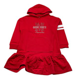 MONNALISA abito manica lunga tinta unita con cappuccio Rosso per Bambina 178900R1 ROSSO MONNALISA 