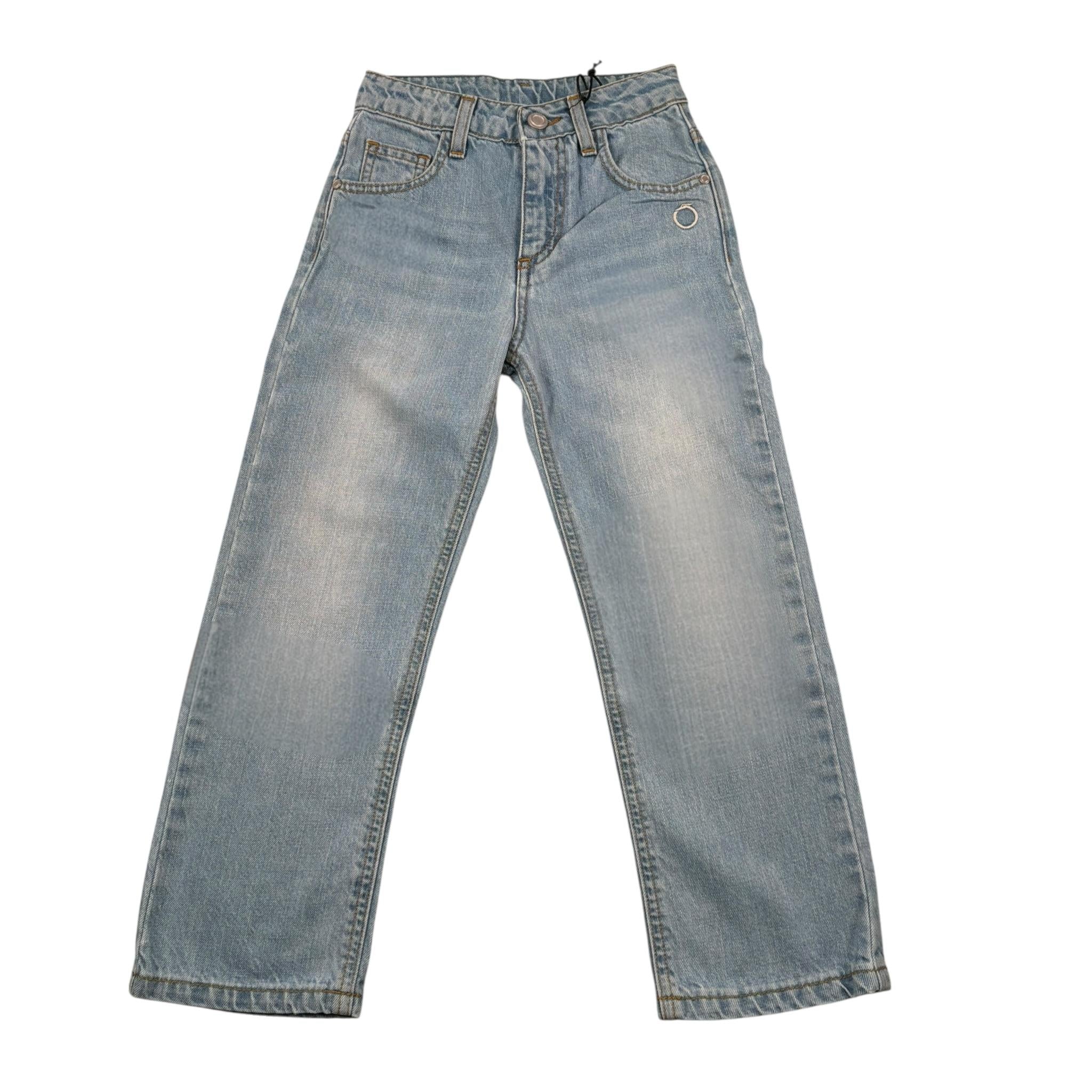 Trussardi Jeans Tinta Unita con Girovita Regolabile per Bambino TBP25170JE AZZURRO TRUSSARDI 
