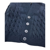 OFFICINA MILANESE cardigan tinta unita scollo a v Blu per Bambino JCARDIGAN BLU OFFICINA MILANESE 