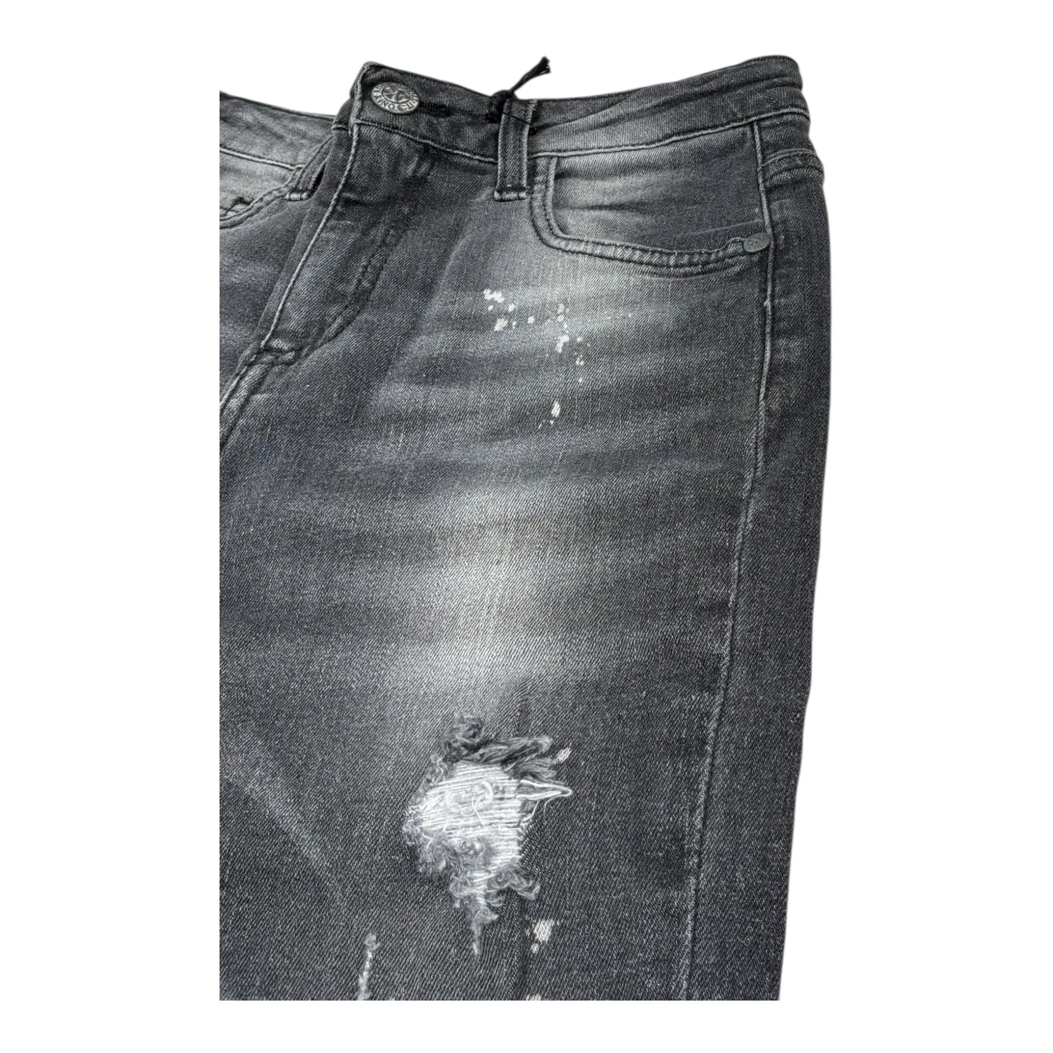 Patriot Jeans Tinta Unita con Strappi per Bambino PB1572 NERO PATRIOT 
