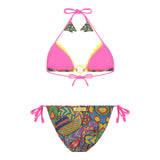 4Giveness Costume 2 Pezzi Triangol-Slip Multicolor per Bambina 125GBWBK5102 MULTICOLOR 4GIVENESS 