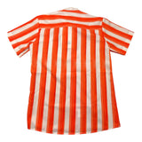 Louis Dieudonne' Costume Fantasia A Righe Bicolore Bianco/Arancione Per Bambino