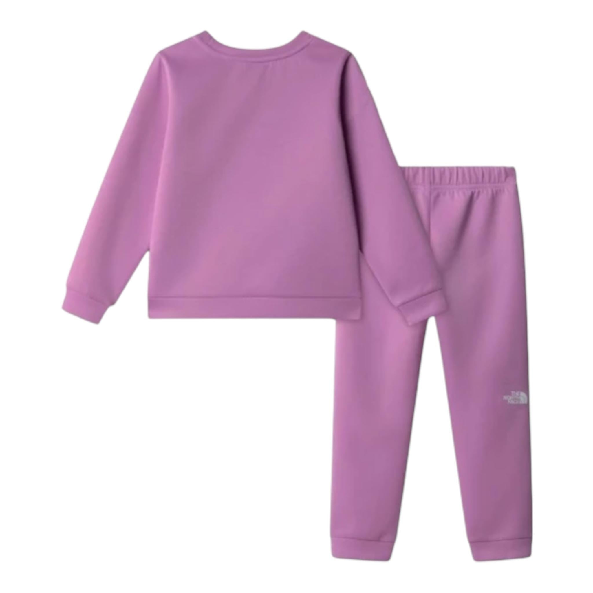 The North Face Completi 2 Pezzi Felpa-Pantalone per Bambina NF0A89H31I8 VIOLA THE NORTH FACE 