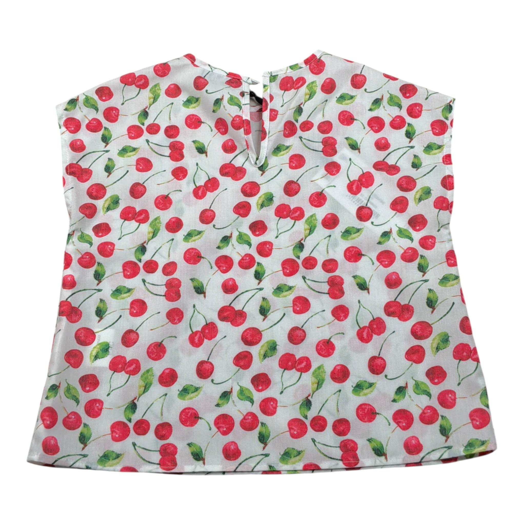 Gaelle Top tinta unita con Stampa Bianco per Bambina 2746M00494 BIANCO GAELLE 