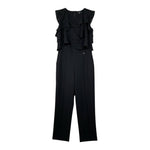 Kocca Tuta Intera Tinta Unita Giromanica per Bambina NADINI NERO Kocca 