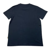 Dan John T-Shirt Girocollo Tinta Unita Cn Stampe In Contrasto Blu Per Bambino