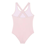 Michael Kors Costume Intero Tinta Unita con Stampa per Bambina R30302 ROSA MICHAEL KORS 