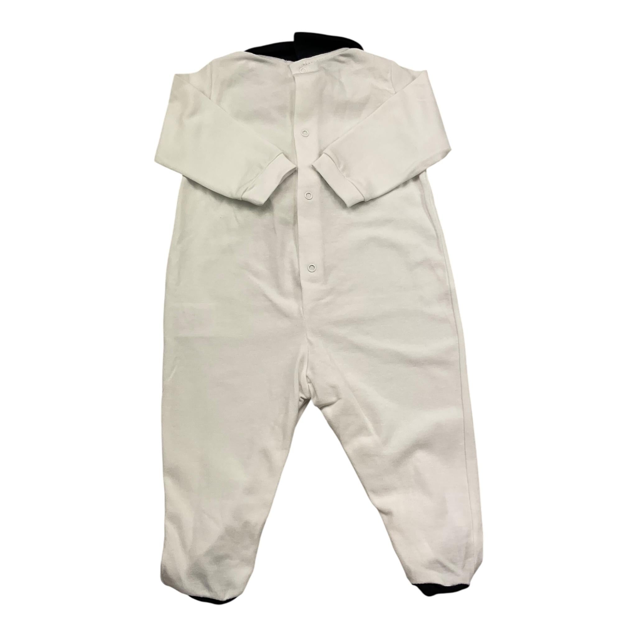 Lalalu' Tutina Manica Lunga Tinta Unita con Stampa per Neonato TJL7P BIANCO LALALU' 