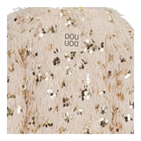 Dou Dou Cardigan Tinta Unita con Paillettes E Piume per Bambina DW2A44 BEIGE DOU DOU 