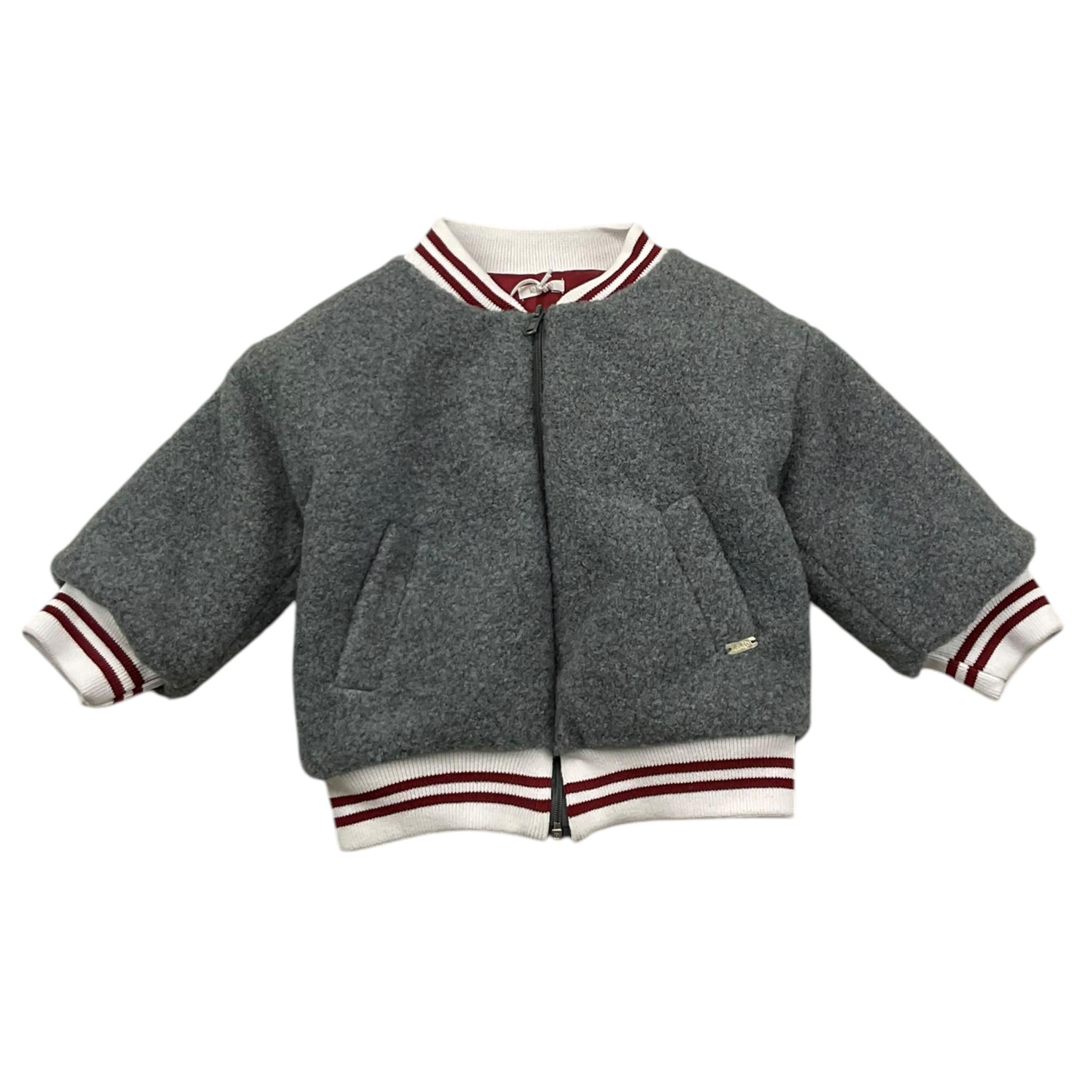 LE BEBE' giubbino modello college tinta unita Grigio per Neonato LBG6091 GRIGIO LE BEBE' 