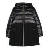 HERNO giubbino tinta unita con cappuccio Nero per Bambina GI000085G NERO HERNO 