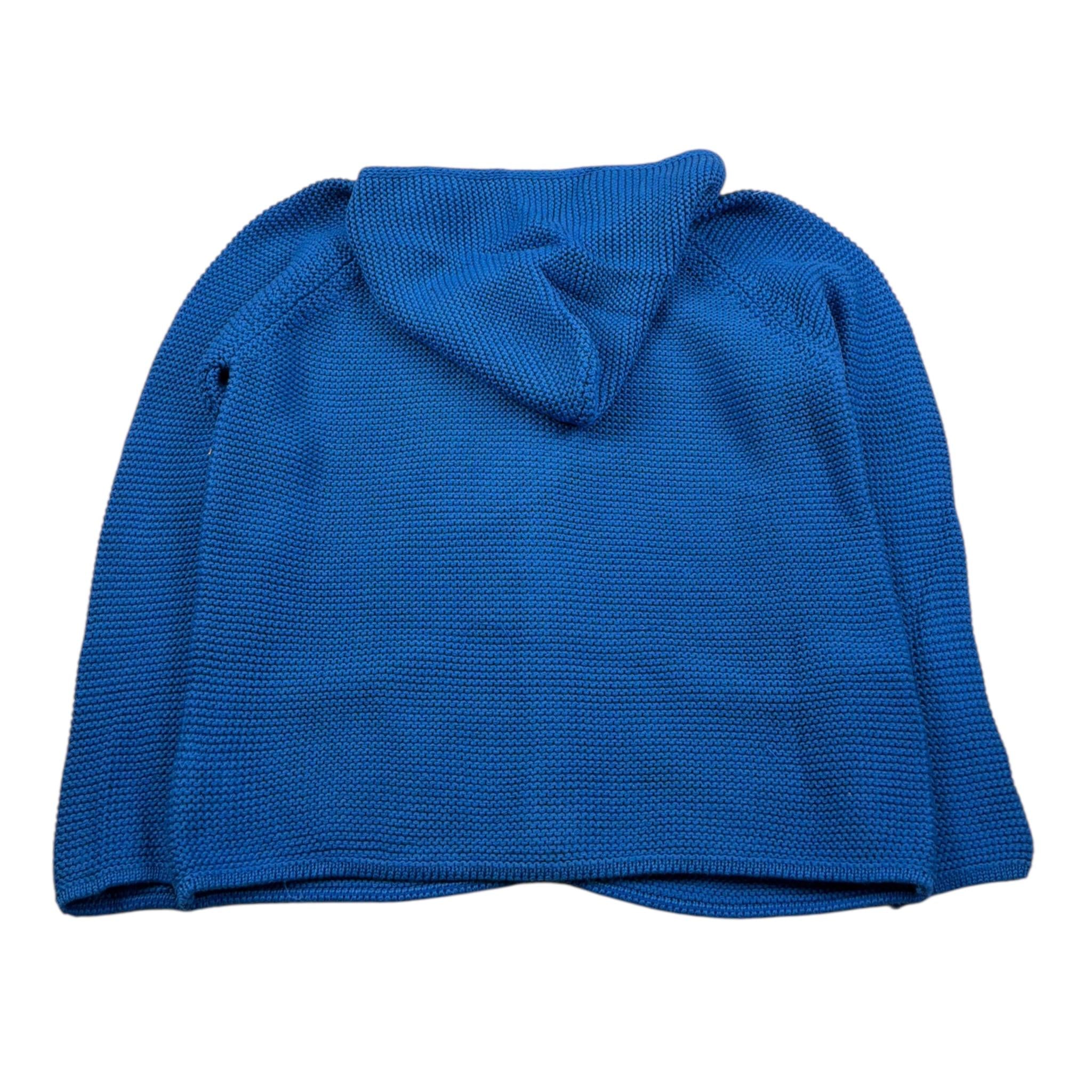 Magnificio di Verona Cardigan tinta unita con Cappuccio Cobalto per Bambino 015125 COBALTO MAGNIFICIO DI VERONA 